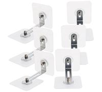 Milisten 6Pcs Safety Kit Heavy Duty Furniture Anchors for Proofing Self Adhesive Wall Anchors to Prevent Tipping Accidents Durable and Reliable for Home Safety
