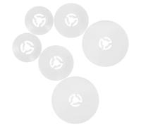 Milisten 6pcs Sewing Machine Spool Covers Plastic Replacement Set with Small, Medium, Large Sizes for Commercial Embroidery Machines, Lightweight and Reliable Sewing Tool