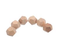 Milisten 6pcs Sided DIY Craft Blocks for Board Game Props Custom Graffiti Projects and Creative Fun for Xmas Birthdays and Valentine's