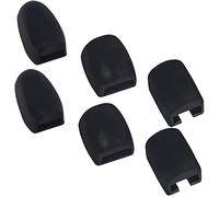 Milisten 6pcs Silicone Saxophone Side Key Pads Black Side Key Risers Finger Protector Accessories for Alto and Tenor Saxophones