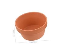 Milisten 6PCS Small Ceramic Terracotta Clay Planter Pots with Drainage for Succulents and Starters Breathable Mini Flower Pots for Indoor Outdoor Garden Decor