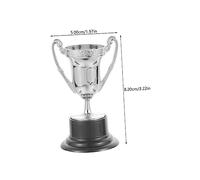 Milisten 6pcs Small Plastic Trophy Lightweight Sports Award Models for Party Decorations Classroom Prizes Talent Shows and Competition Souvenirs