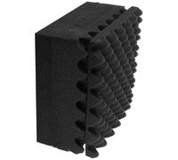 Milisten 6pcs Sound Dampening Pad Acoustic Panels for Room Workshop Black Sponge Absorbing Pads with Easy Installation and Unique Structure