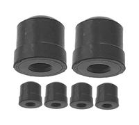 Milisten 6pcs Trombone Slide Rubber End Tips Slide Pads for Trombones Brass Instrument Parts Cushion Pads Non Slip Design for Practice Performance