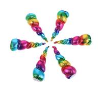 Milisten 6pcs Unicorn Headbands for Lightweight Rainbow Hair Accessories DIY Party Dress Up Props Comfortable Headwear for Birthday Holiday Carnival Themed Events