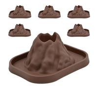 Milisten 6Pcs Volcano Model Simulation Educational Volcano Science Kit for Hands Learning Creative Projects for Science Experiments Geography Teaching and Volcano Eruptions