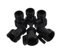 Milisten 6pcs Water Hose Shut Off Valve Kit Leakproof Hose Connector with Integrated Shutoff for Efficient Irrigation for Smooth Flow Management