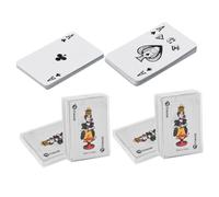 Milisten 6sets Miniature Play Cards Boys and Girls Travel Games Party Favors Doll House Toys Poker Cards Toys Safe