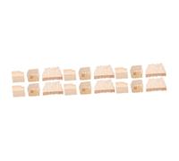 Milisten 6sets Musical Bow Frog Replacement Tools Violin Bow Wedges and Plugs for Violin Cello