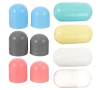 Milisten 7Pcs Easter Egg Storage Boxes Cylindrical Plastic Capsules for Candy Holiday Decoration Easter