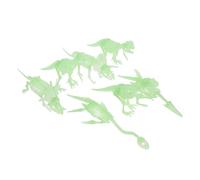 Milisten 7Pcs Luminous Dinosaur Skeleton Realistic PVC Dinosaur Bone Models for Boys Educational Fossil Decor and Glow Dark Fun Home Display and Play
