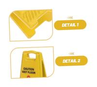 Milisten 7pcs Miniature Wet Floor Safety Warning Signs for Dollhouse and Fairy Garden Decoration Realistic Caution Safety Accessories for Educational Play and Early Learning