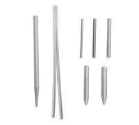 Milisten 7pcs Stainless Steel Metal Model Bending Kit, Multifunctional DIY Metal Bending Tools for 3d Puzzle Assembly and Car Edge Cone Shaping, Practical Hobby Craft Tool Set