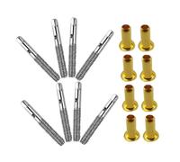 Milisten 8 Sets Durable Piano Tuning Pins and Screws Set for Guitar Violin Ukulele Effortless Installation Fit Comprehensive Piano Tuner Kits for String Instrument Maintenance