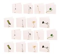 Milisten 80 Pcs Folding Cards Classic Chinese Style Greeting Cards 5.5x4.3 Inch Delicate Paper Crafts Design Wedding Valentine's Day Family Colleagues