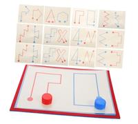 Milisten 8pcs Card for Montessori Left Right Brain Development Hand Eye Coordination Plaything for Engaging Educational Learning Tool