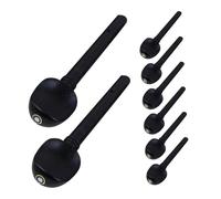 Milisten 8PCS Ebony Violin Tuning Pegs with Fish Eye Inlay Professional String Replacement Parts for Precise Sound Adjustment and Easy Installation Elegant Fiddle Accessories for Musicians