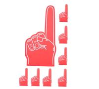 Milisten 8pcs Foam Finger Cheer Gloves Portable Lightweight Sports Event Props for Team Spirit and Party Noisemakers Comfortable EVA Material for Cheerleading and Game Day Celebrations