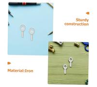 Milisten 8pcs Gym Cable Accessories Wire Rope Eyelet Terminals Fitness Equipment Replacement Connectors for Home Workout Machines Pulley Rowing Systems with Smooth Finish Secure Connection