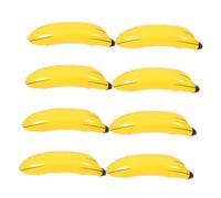 Milisten 8pcs Inflatable Banana Props Jumbo Big Banana Balloons for Parties Summer Pool Water Games and Creative Photography Decor