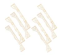 Milisten 8pcs Mini Screen for Dollhouse Decoration Traditional Chinese Architectural Model Accessories Enhance Miniature Scenes with Elegant Vintage Ornaments