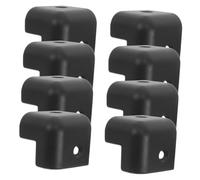 Milisten 8pcs Plastic Guitar Speaker Corner Protectors Durable Impact Resistant Covers for Amplifiers Easy Installation Versatile Protection for Musical Instruments
