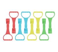 Milisten 8pcs Portable Baby Standing Safety Ring Infant Walking Assistant for Boys Girls Sturdy Hanging Pull Rings for Cribs for Early Walking Support