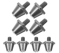 Milisten 8pcs Replaceable Shoe Spikes Track Shoes Nails Aluminium Needle Shape Increase Friction Good Stability Sports Enthusiast Athletic Tracks Running