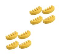 Milisten 8pcs Rubber Violin Mutes Practice Mutes for Violin Cello Musical Instrument Replacement