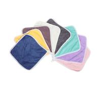 Milisten 8pcs Soft Washcloths for Newborns Adults Absorbent Face Towels for Bath Spa Kitchen Versatile and Easy to Clean Fingertip Towels Colors