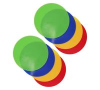 Milisten 8PCS Sport Agility Markers Non Slip Floor Discs for Soccer Basketball Speed Training Durable UV Protected Training Dots for Outdoor Use and Drills