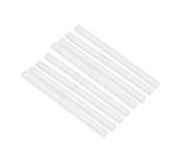 Milisten 8Pcs Transparent Mini Mahjong Support Racks Plastic Mahjong Game Holders Practical U Shaped Tray Ruler for Travel and Arthritis Players