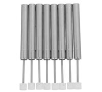 Milisten 8pcs Universal Trash Can Damper Replacement with Hydraulic Shock Absorber, Silent Soft Close Piston Struts for Kitchen Garbage Bins, White Micro Rebound Slow Closing Mechanism