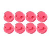 Milisten 8pcs Violin Practice Mute Violin Mute Cushion Practice Violin Mute Full Size Round for Viola Pad Accessory Rubber Pink