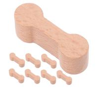 Milisten 8Pcs Wooden Train Track Connectors Railway Adapters for Model Trains Enhance Cognitive Development Hand Eye Coordination for DIY Track Scenes