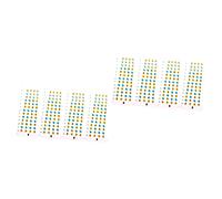 Milisten 8sheets Ukulele Finger Guide Sticker Note Sign for Starter Ukulele Scale Sticker Guitar Practicing Tool Fretboard Labels for Learning Guitar