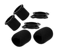 Milisten 9-Piece Mic Covers Sponge Set Thick Microphone Windscreen for Indoor and Outdoor Use Universal Fit Pop Filter Protectors for Handheld Microphones