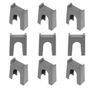 Milisten 9-Piece Train Bridge Pier Set for Model Trains Decorative Bridge Supports for DIY Model Railways and Track Accessories for Boys and Girls Play and Creative Projects