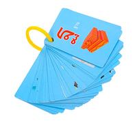 Milisten 90Pcs Thai Language Flash Cards Portable Vocabulary Learning Cards for Double Sided Design with Pictures for Engaging Early Reading Skills Educational Tool for Preschoolers