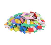 Milisten 960pcs Self Adhesive Foam Pattern Blocks Stickers Soft Geometric Shapes for Crafts and Kindergarten Manipulatives Flexible Easy Peel Educational Sorting and Shape Recognition