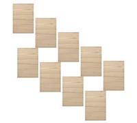 Milisten 9Pcs Breakable Taekwondo Training Boards for Martial Arts Practice Thickness Levels for Karate and Taekwondo Stage Performance and Skill Development