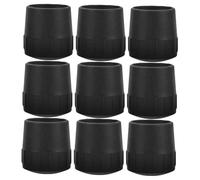 Milisten 9pcs Guitar Stand Foot Protector Cap for Guitar Holder Easy to Install Leg Pads for Acoustic and Electric Instruments for Stands and Displays