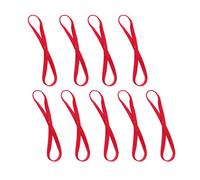Milisten 9pcs Yoga Sports Headband Athletic Non-slip Thin Skinny Bands Sport Headbands Workouts Sweatband Hair Band(Red)