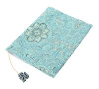 Milisten A5 Adjustable Cloth Book Cover Sleeve Handmade Exotic Fabric Book Protector Decorative Composition Cover for Reading and School Use