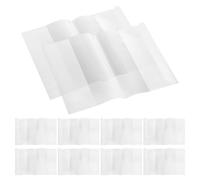 Milisten A5 Waterproof Book Cover 10pcs Plastic Sleeves for Notebook and Textbook Protection at School
