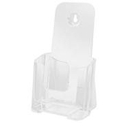 Milisten A6 Acrylic Document Organizer Wall Mounted Brochure Holder Stand Display for Office and Home