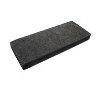 Milisten Acoustic Isolation Platform Pads Vibration Dampening Mat Noise Reduction Speaker Vibration Isolation Pads Black Polyester Contemporary Design for Home Theaters 15.75"x7.87"x2.05"