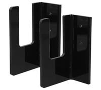 Milisten Acrylic Skateboard and Snowboard Wall Mount Rack, Horizontal Skateboard Storage Holder with Wall Display Hook, Black Indoor Snowboard Hanger for Home and Garage Organization