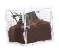 Milisten Acrylic Spider Habitat Box Transparent Insect Breeding Case with Ventilation for Jumping Spider Care and Observation Compact Design Easy to Clean and Maintain