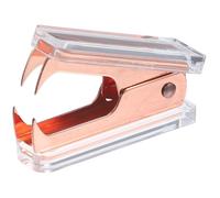 Milisten Acrylic Staple Remover Rose Gold Marble Pattern Labor-Saving Handheld Stapler Puller Office Staple Removing Tool for School and Home Use